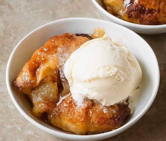 Buttery Crescent Apple Dumplings with Citrus Soda