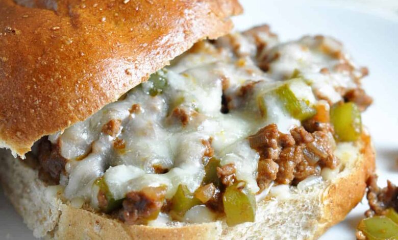 Philly Cheesesteak Sloppy Joe