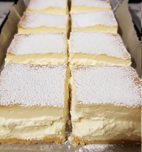 Custard Bars With Buttery Crust