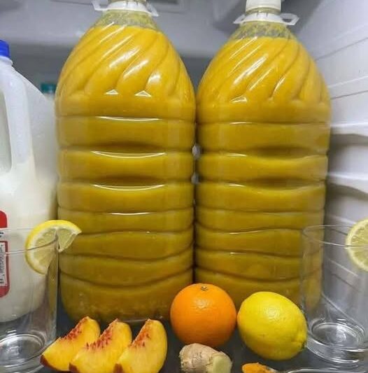 Peach Ginger Golden Juice